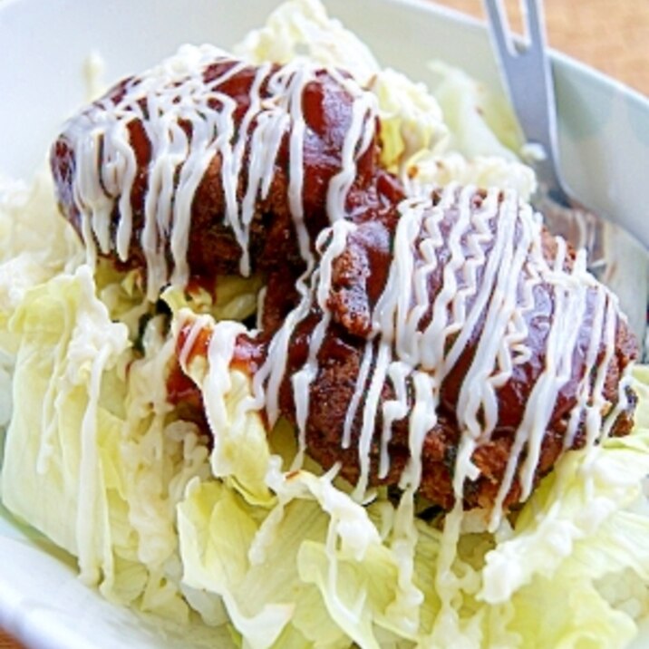 煮込みハンバーグの残りで ロコモコ レシピ 作り方 By Cota Cota 楽天レシピ